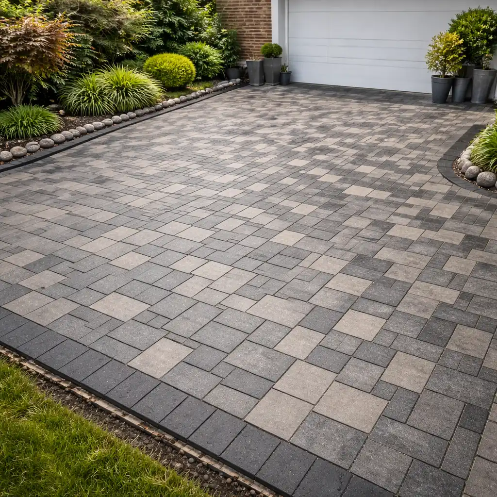 Professional block paving cleaning and restoration