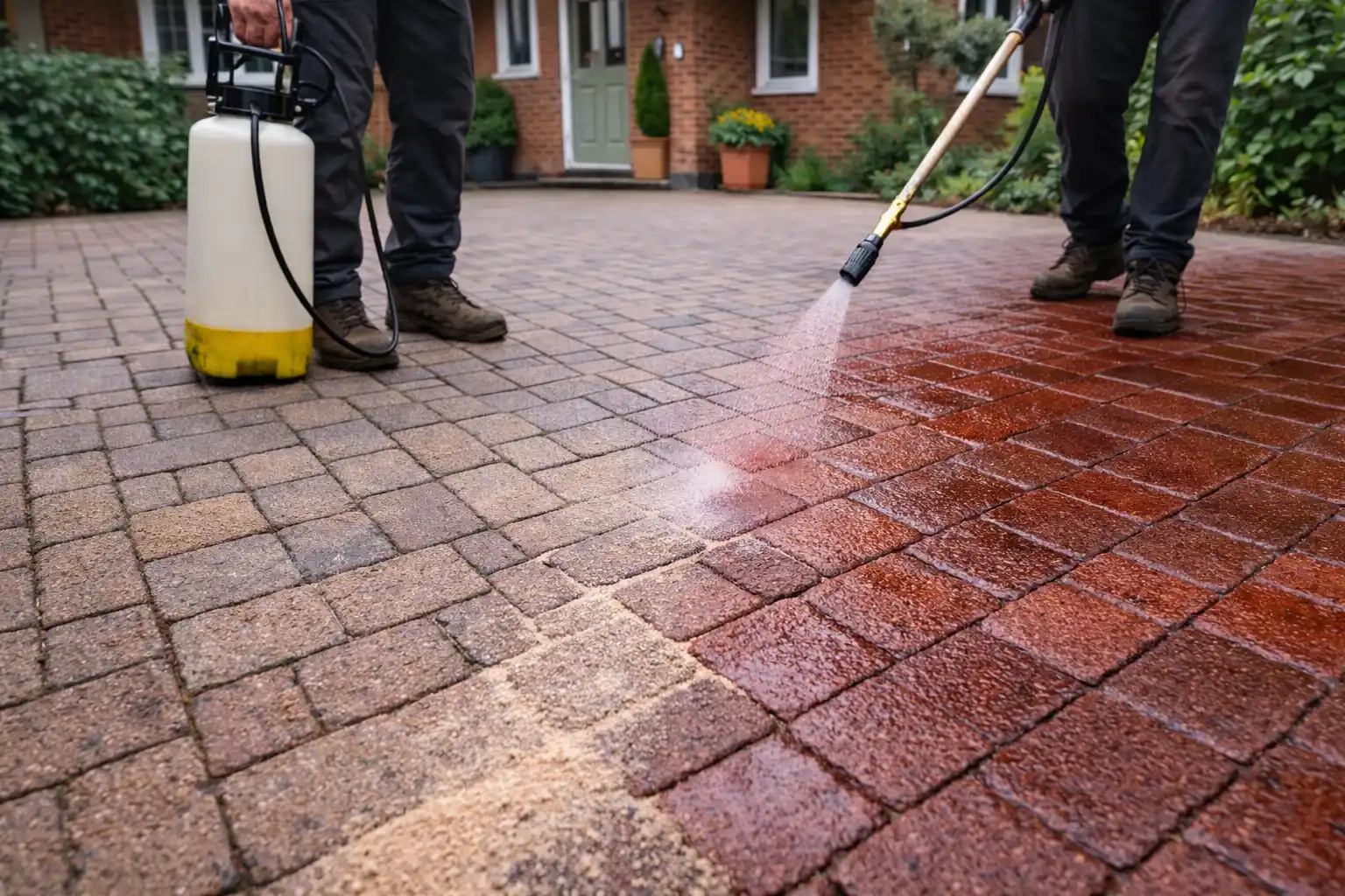 Block Paving Recolouring